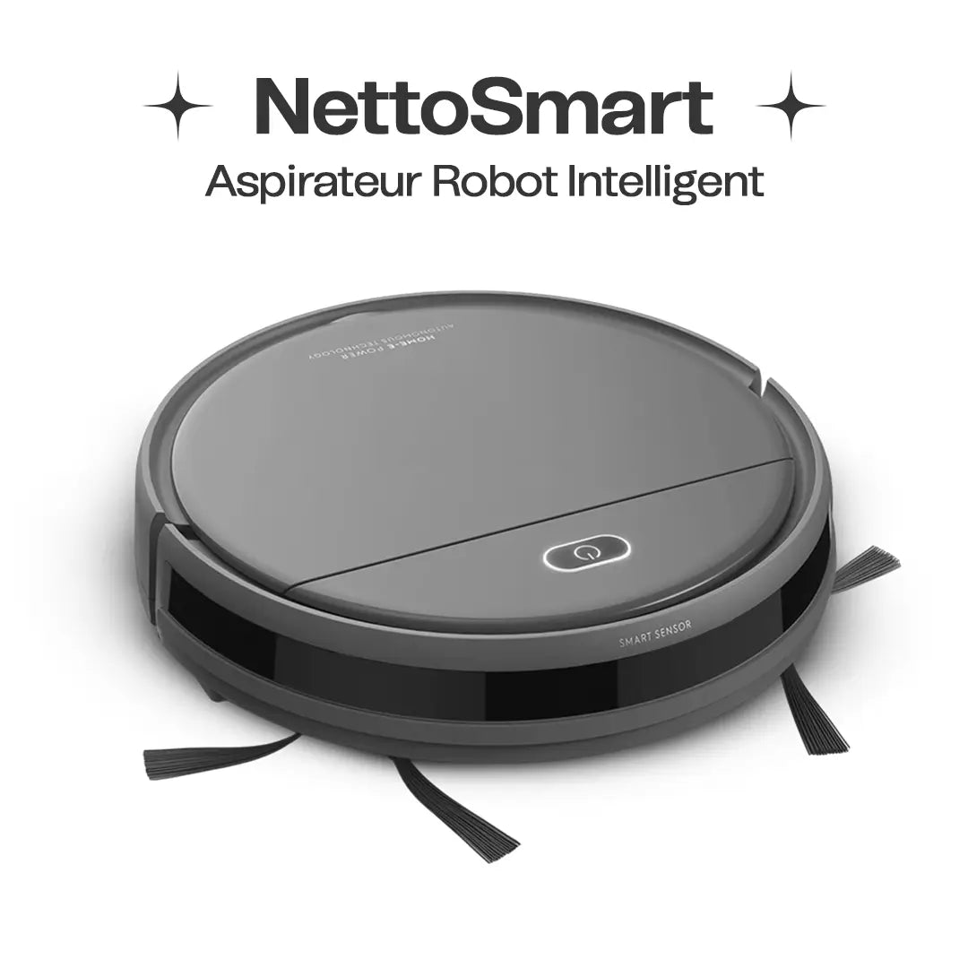 NettoSmart - Aspirateur Robot Intelligent | VENTE FLASH !