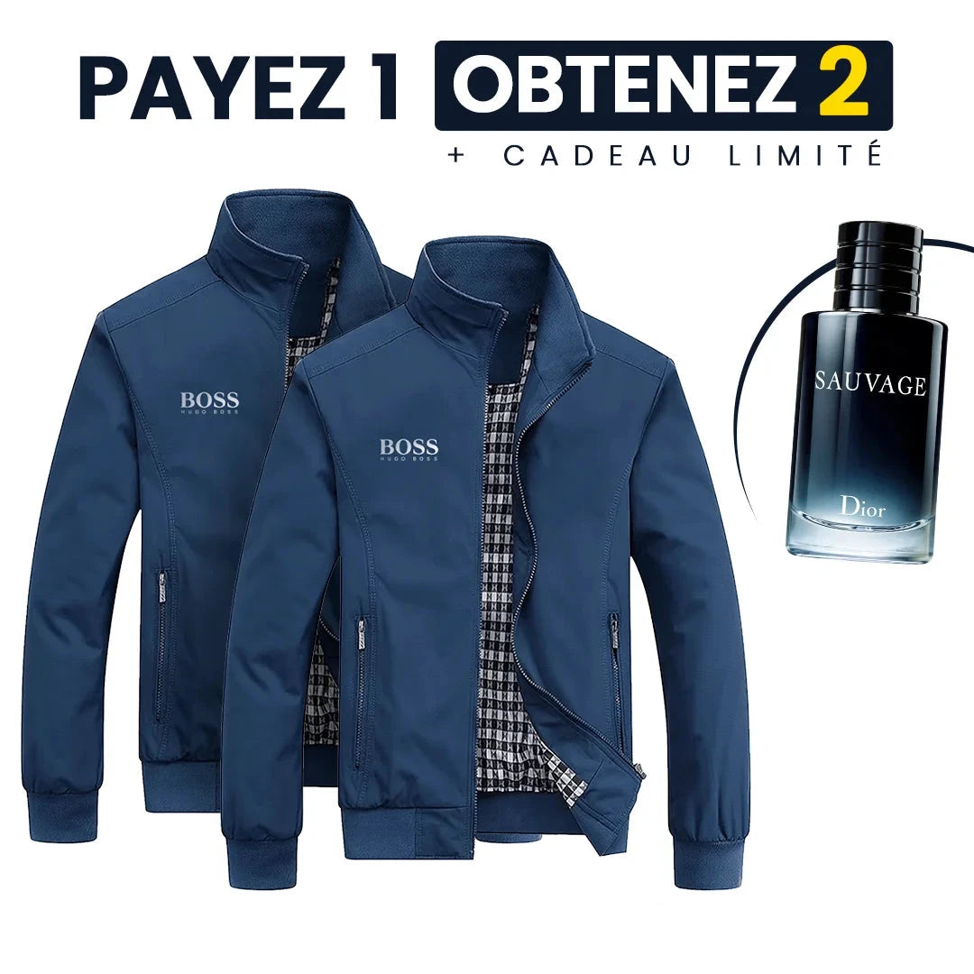 [PAYEZ 1, RECEVEZ 2] Veste Masculine Autumn BOSS + Cadeau Exclusif : Sauvage (100ml)