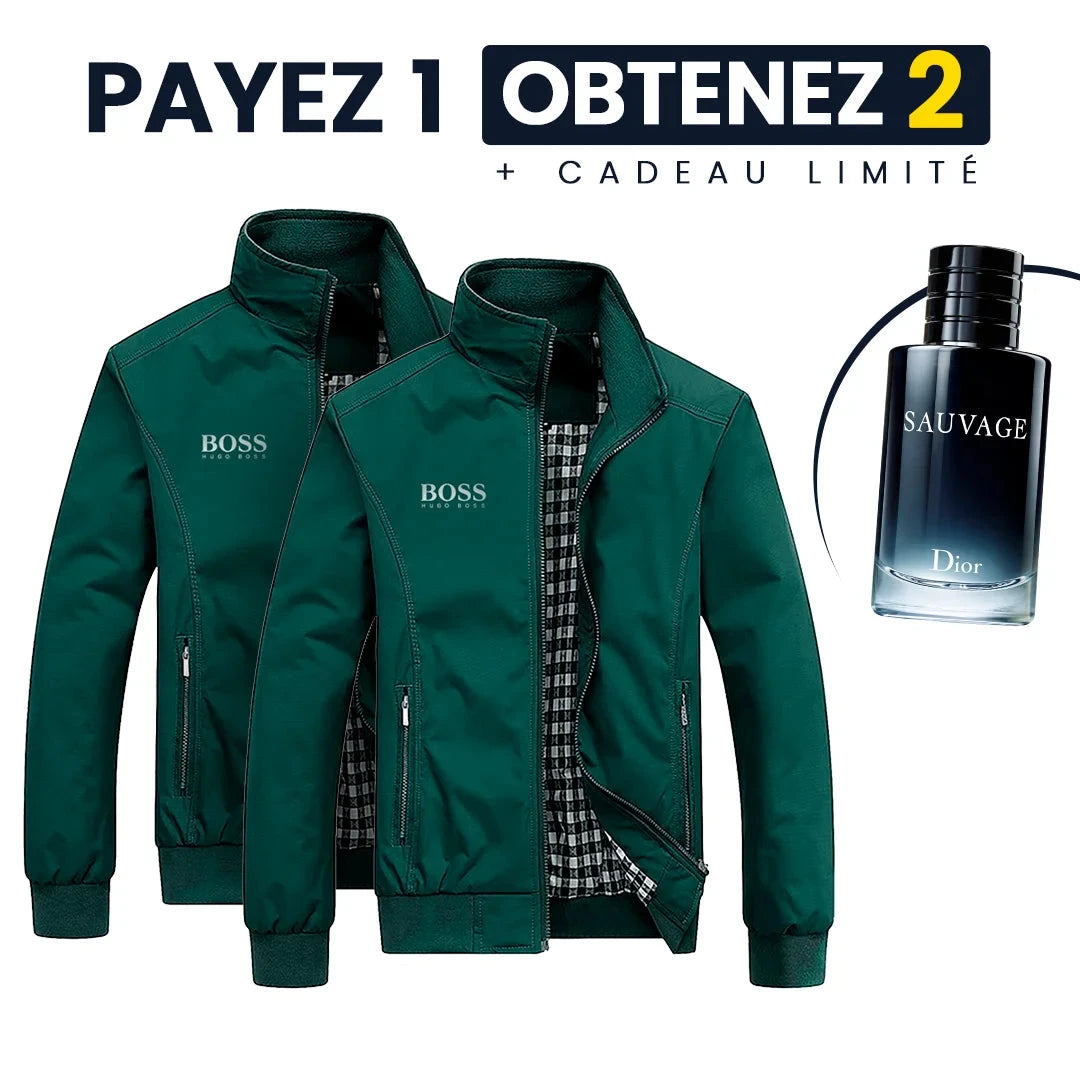 [PAYEZ 1, RECEVEZ 2] Veste Masculine Autumn BOSS + Cadeau Exclusif : Sauvage (100ml)